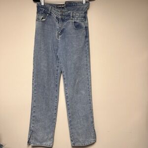 The Kript Straight Light Blue Women's Jeans Size‎ S